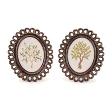 Load image into Gallery viewer, Embroidered Tree Tabletop Frame (Set of 2)
