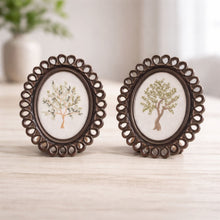 Load image into Gallery viewer, Embroidered Tree Tabletop Frame (Set of 2)
