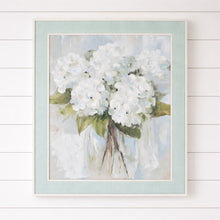Load image into Gallery viewer, Framed Hydrangea Canvas Art 24"H

