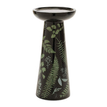 Load image into Gallery viewer, Ceramic Botanical Print Candle Holders (Set of 2)
