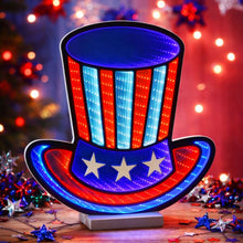 Load image into Gallery viewer, Patriotic Uncle Sam Hat Ekkolight 14.5"H
