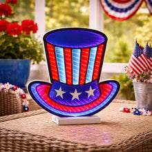 Load image into Gallery viewer, Patriotic Uncle Sam Hat Ekkolight 14.5"H
