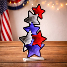 Load image into Gallery viewer, Americana Star Stack 23.5"H
