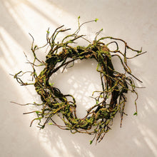 Load image into Gallery viewer, Mossy Twig Wreath 24"D
