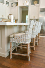 Load image into Gallery viewer, Alfresco Counter Stool Kuba Weave Savannah Wash
