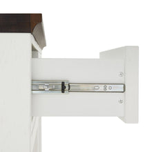 Load image into Gallery viewer, Clifton Kitchen Island W/Camille Stools Distressed White/Black - Kitchen Island &amp; 2 Stools
