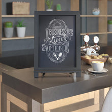 Load image into Gallery viewer, Vintage 12" x 17" Wooden Magnetic Chalkboards with Legs, Set of 10
