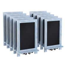 Load image into Gallery viewer, Vintage 9.5" x 14" Wooden Magnetic Chalkboards with Legs, Set of 10
