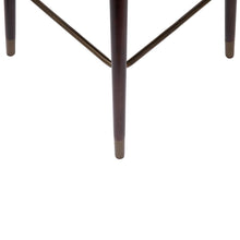 Load image into Gallery viewer, 30" Mid-Back Barstoo, Brown LeatherSoft/Bronze Accents-Set of 2
