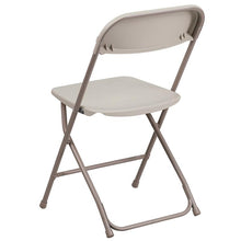 Load image into Gallery viewer, Plastic Folding Chair Beige - 2 Pack 650LB Weight Capacity
