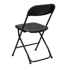 Load image into Gallery viewer, Plastic Folding Chair Black - 2 Pack 650LB Weight Capacity
