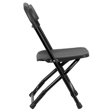 Load image into Gallery viewer, 2 Pk. Kids Black Plastic Folding Chair
