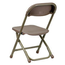 Load image into Gallery viewer, 2 Pk. Kids Brown Plastic Folding Chair
