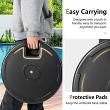 Load image into Gallery viewer, 20 Inch Fillable Heavy-Duty Round Umbrella Base Stand
