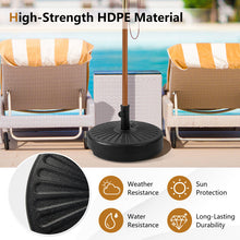 Load image into Gallery viewer, 20 Inch Fillable Heavy-Duty Round Umbrella Base Stand
