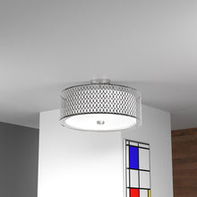 Load image into Gallery viewer, 3LT Semi-Flush, Laser Cut Shade
