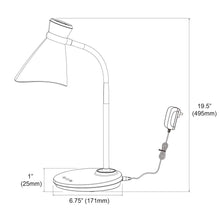 Load image into Gallery viewer, 6W Desk Lamp, Black Finish
