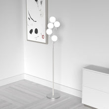 Load image into Gallery viewer, 5LT Incandescent Floor Lamp, SC,White Glass
