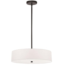 Load image into Gallery viewer, 4LT Incandescent Pendant MB, White Shade
