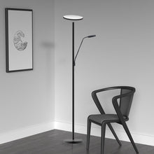 Load image into Gallery viewer, Mother &amp; Son Floor Lamp, Sandy Black Finish
