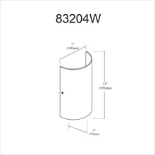 Load image into Gallery viewer, 1LT White Wall Sconce
