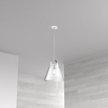 Load image into Gallery viewer, 1LT Incandescent Pendant, PC, Clear Glass
