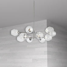 Load image into Gallery viewer, 12LT Halogen Chandelier, PC with Clear Glass
