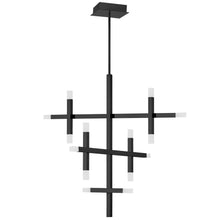 Load image into Gallery viewer, 42W Chandelier, MB, Frosted Acrylic Diff
