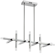 Load image into Gallery viewer, 48W Horiz Chandelier, PC, Frosted Acrylic Diff
