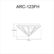 Load image into Gallery viewer, 3LT Flush-Mount,BLK/AB

