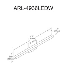 Load image into Gallery viewer, 36W Vanity, PC, FR Acrylic Diffuser
