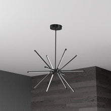 Load image into Gallery viewer, 32W Chandelier MB, WH Acrylic Diffuser
