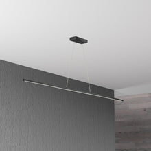 Load image into Gallery viewer, 30W Horiz Pendant MB, WH Acrylic Diffuser
