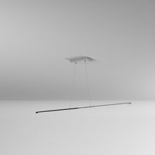 Load image into Gallery viewer, 30W Horiz Pendant PC, WH Acrylic Diffuser
