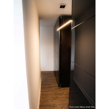 Load image into Gallery viewer, 30W Horiz Pendant PC, WH Acrylic Diffuser
