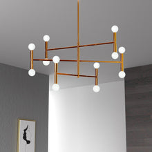 Load image into Gallery viewer, 12LT Chandelier, Vintage Bronze Finish
