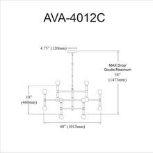 Load image into Gallery viewer, 12LT Incandescent Chandelier, MB
