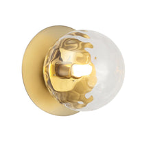 Load image into Gallery viewer, 1LT Halogen Wall Sconce,  AGB, Clear Glass

