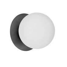 Load image into Gallery viewer, 1LT Halogen Wall Sconce,  MB, White Glass

