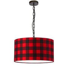 Load image into Gallery viewer, 1LT Braxton Medium Pendant, PLD Shade, BLK
