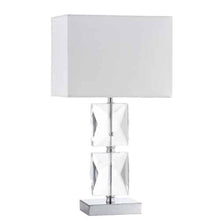 Load image into Gallery viewer, 1LT Incandescent Crystal Lamp, Polished Chrome
