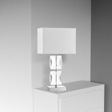 Load image into Gallery viewer, 1LT Incandescent Crystal Lamp, Polished Chrome

