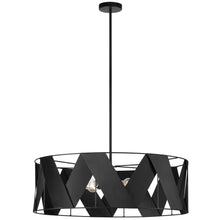 Load image into Gallery viewer, 4LT Incandescent Chandelier, MB, BK Ribbon
