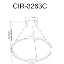 Load image into Gallery viewer, 63W Chandelier, MB, FR Acrylic Diffuser
