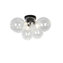 Load image into Gallery viewer, 3LT Halogen Flush Mount, MB, Clear Glass
