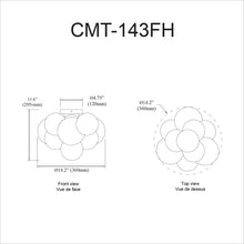 Load image into Gallery viewer, 3LT Halogen Flush Mount, MB, Clear Glass
