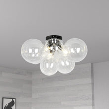 Load image into Gallery viewer, 3LT Flush Mount, PC, Clear Glass
