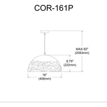 Load image into Gallery viewer, 1LT Pendant, Matte Black Finish
