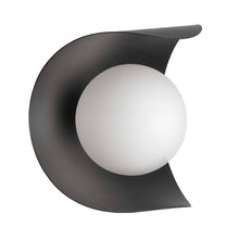 Load image into Gallery viewer, 1LT Wall Sconce Matte Black Finish
