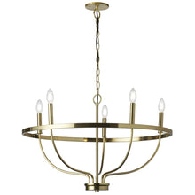 Load image into Gallery viewer, 5LT Incandescent Chandelier, AGB
